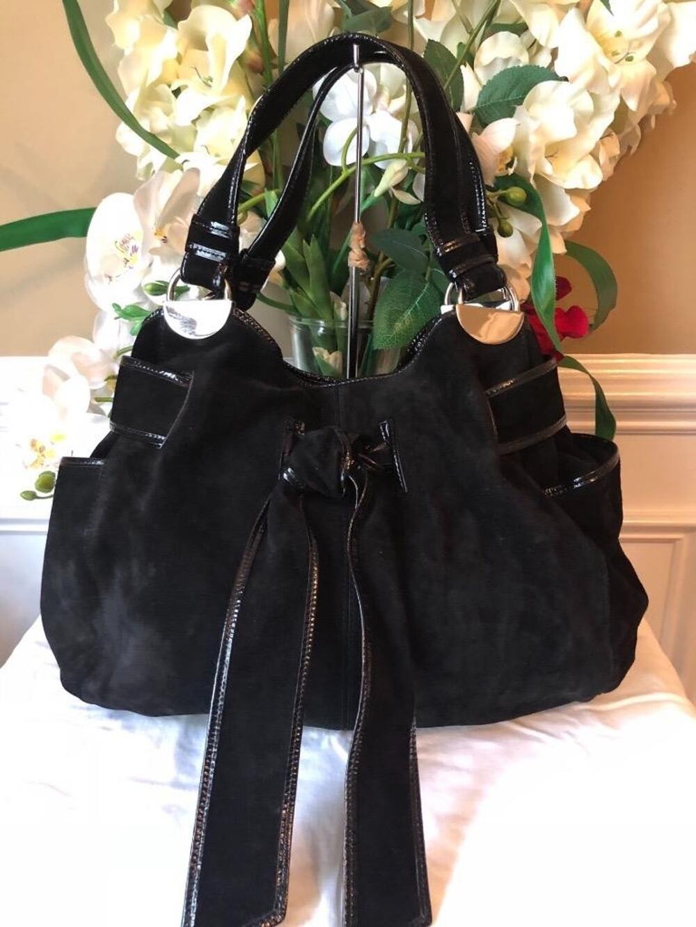 Kooba handbag Kooba Elisha bow detail HOBO BAG PURSE (PU2000